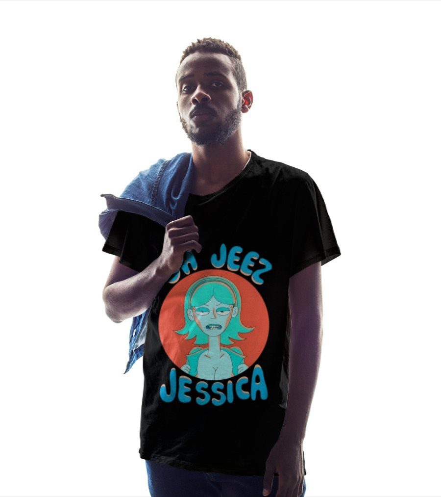 Oh Jeez Jessica Rick And Morty Adult Swim T-Shirt