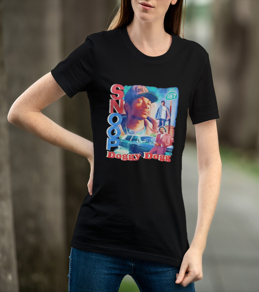 Snoop Doggy Dogg East California 187 Vintage Style Urban Fashion T-Shirt