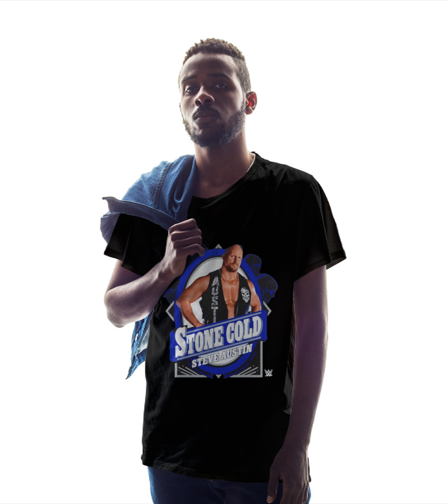 Stone Cold Steve Austin WWE 2026 Iconic Vest Skull T-Shirt