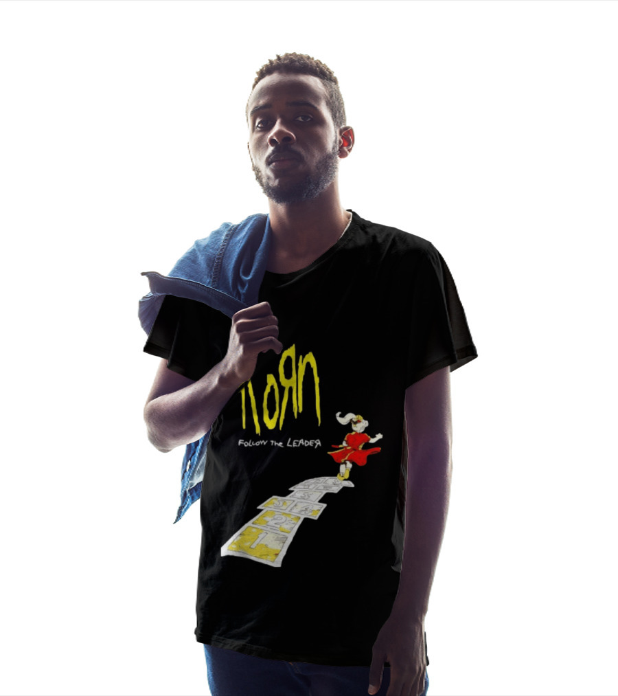 Korn Follow The Leader Nu Metal Band Hopscotch Cover T-Shirt