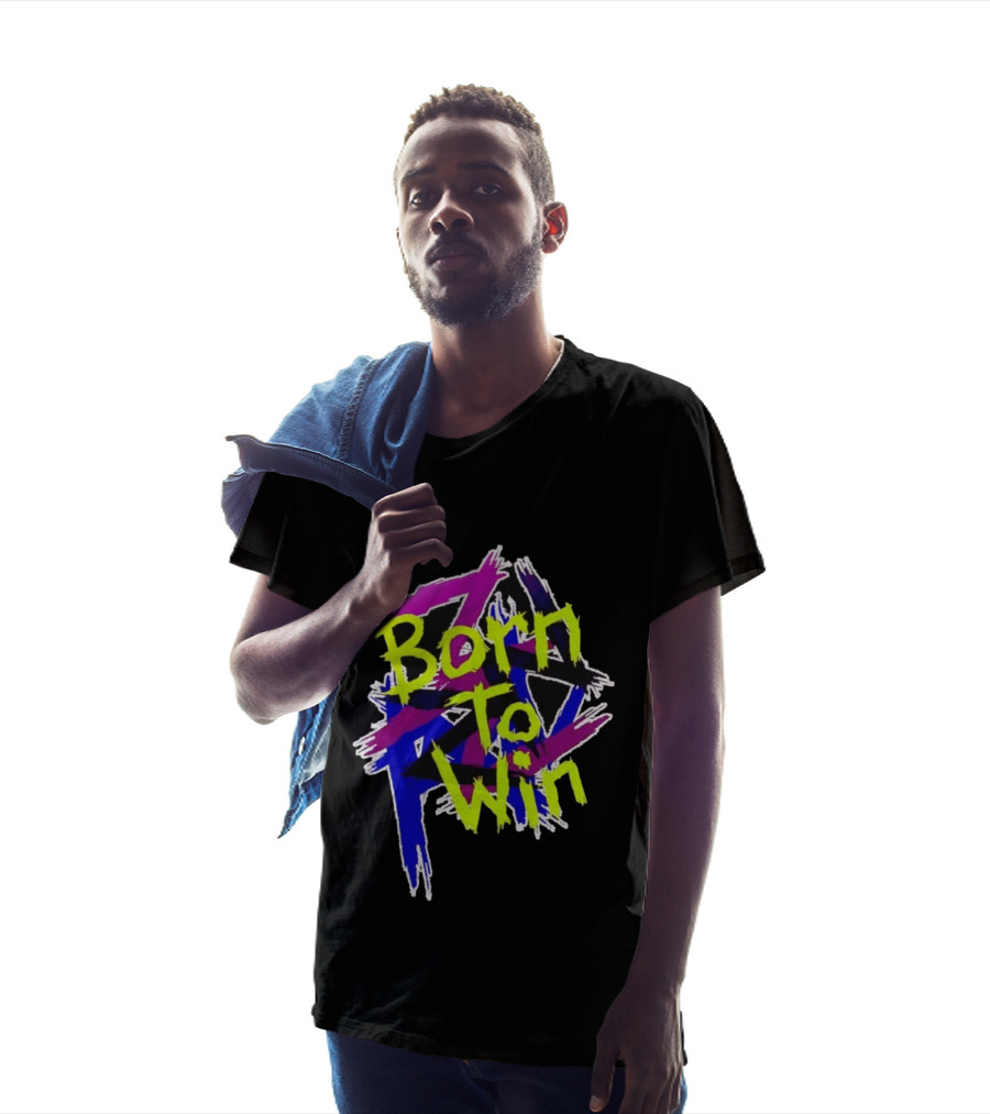 Born To Win Neon Graffiti Style Luke Littler T-Shirt