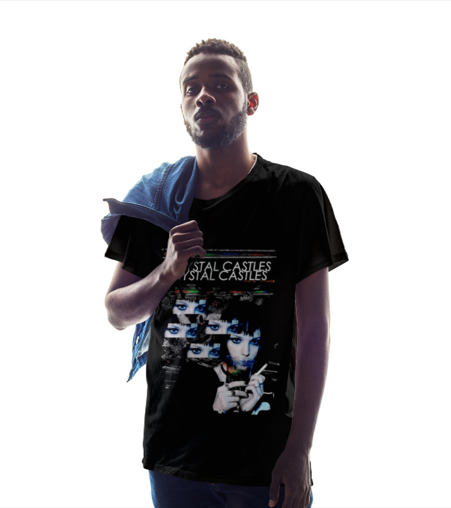 Crystal Castles Alice Glass Glitch T-Shirt