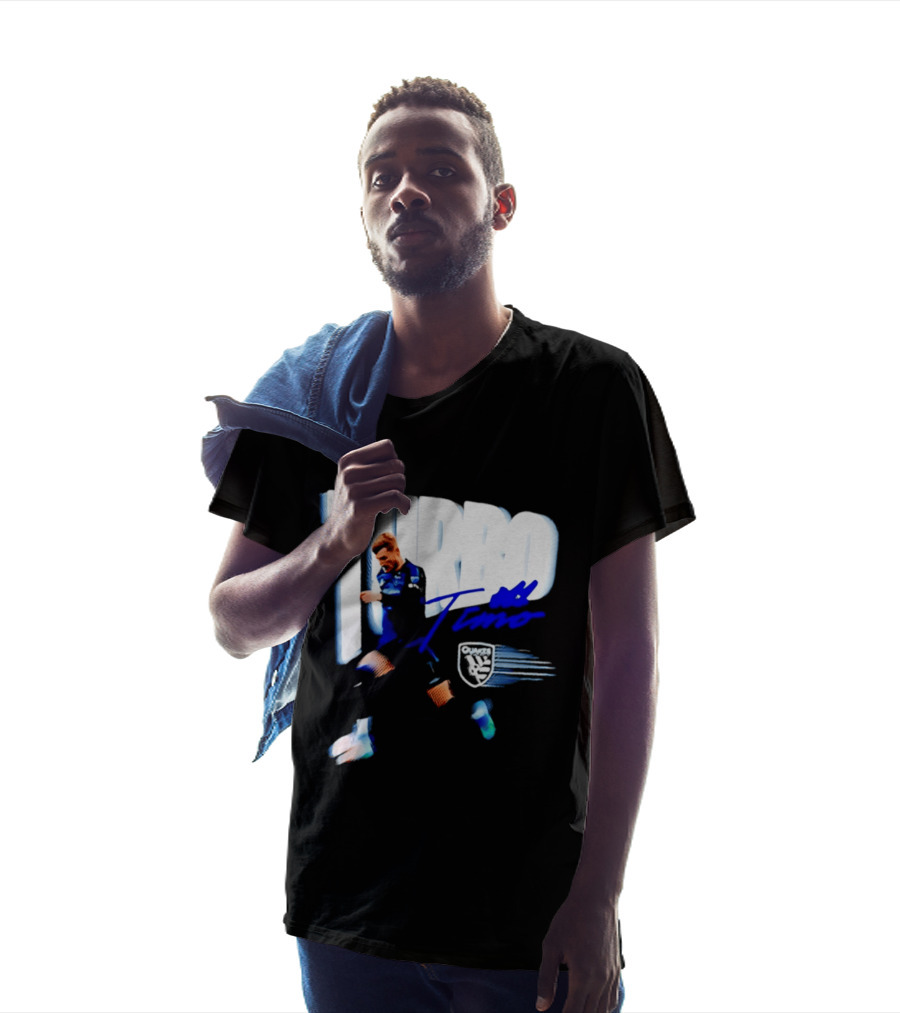 Turbo Timo San Jose Earthquakes Soccer Player Promotion T-Shirt