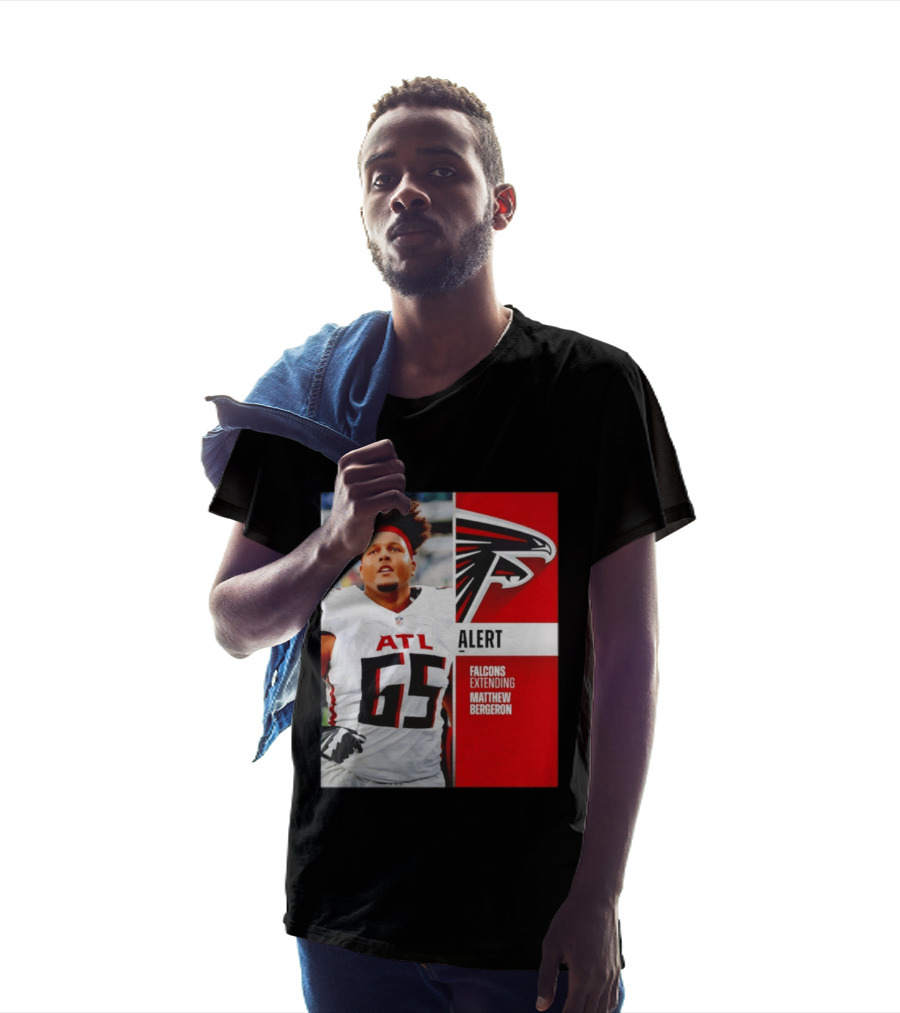Atlanta Alert Falcons Extending Matthew Bergeron 2026 Season T-Shirt