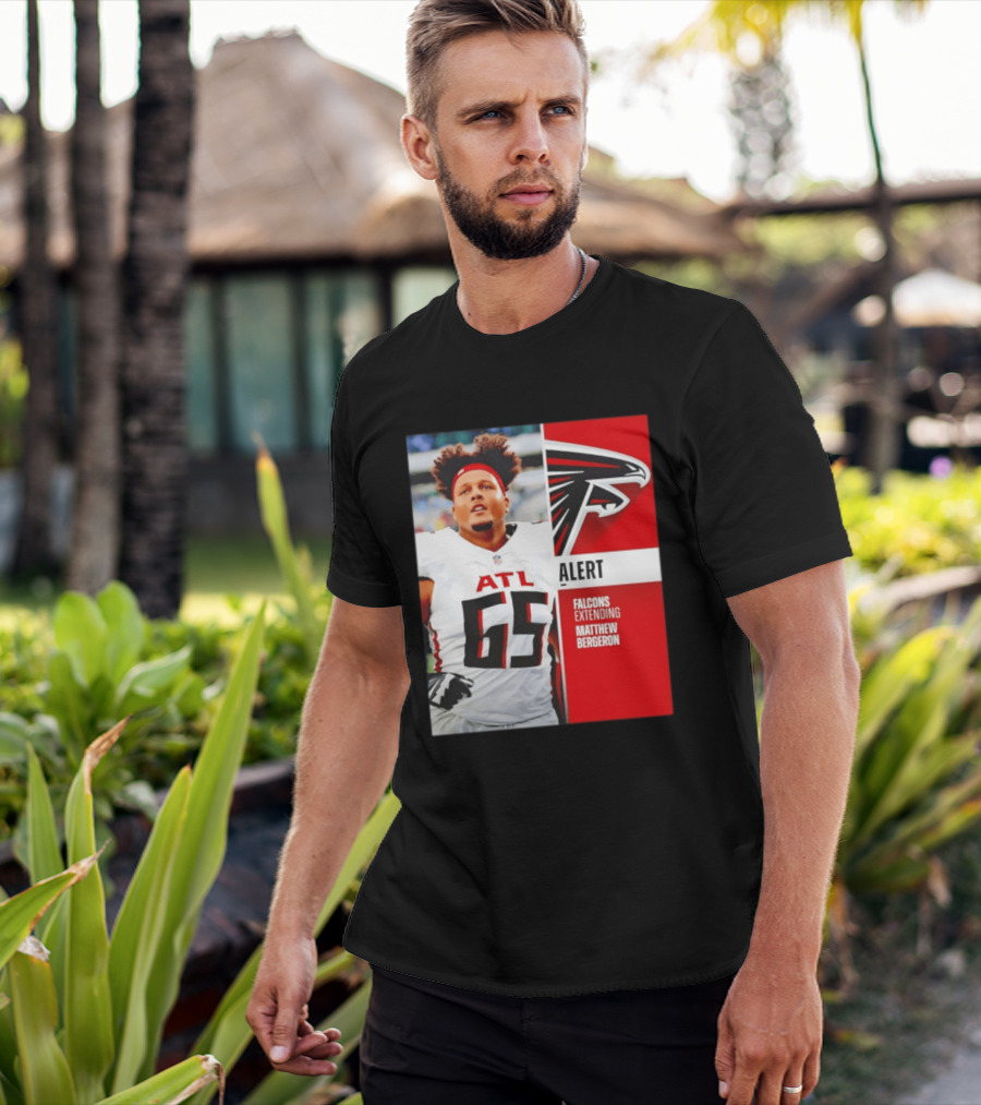 Atlanta Alert Falcons Extending Matthew Bergeron 2026 Season T-Shirt