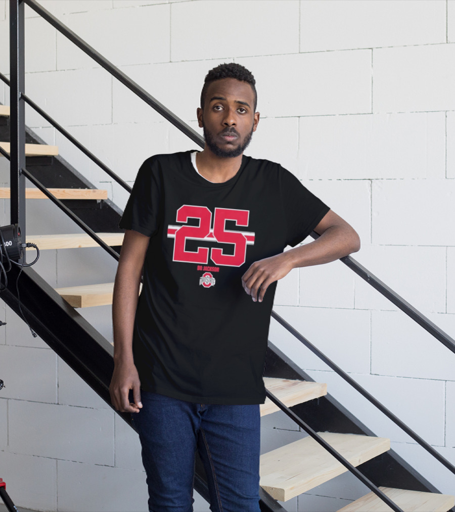 Ohio State Buckeyes Bo Jackson 25 Jersey T-Shirt