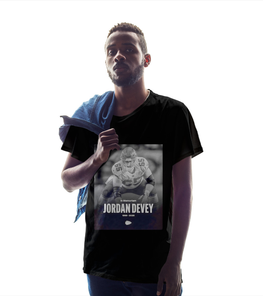In Memoriam Jordan Devey 1988 2026 Kansas City Chiefs NFL T-Shirt