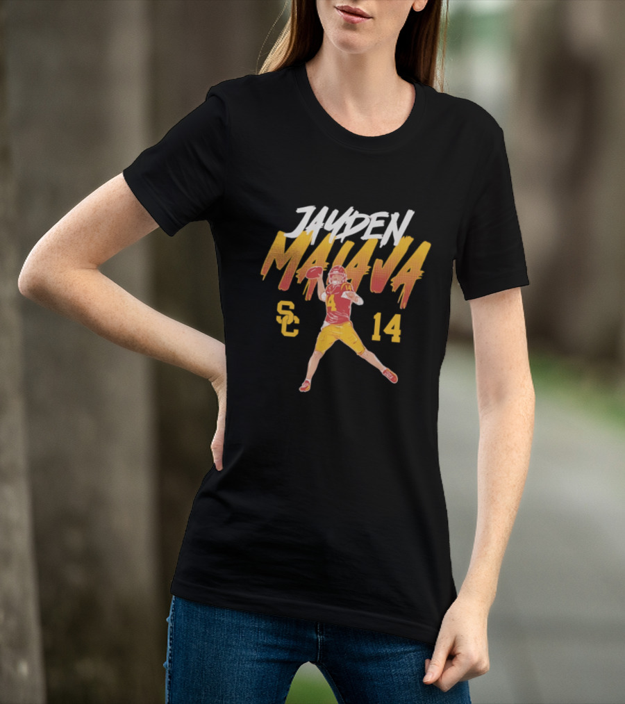 Jayden Maiava 14 USC Trojans Football SC 14 T-Shirt