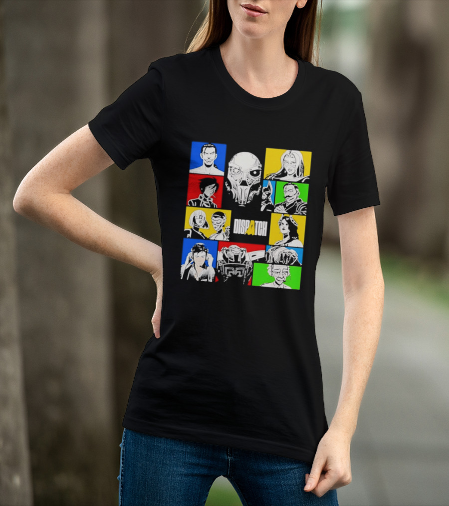 Blizzard Entertainment Over Hero Ensemble Characters T-Shirt
