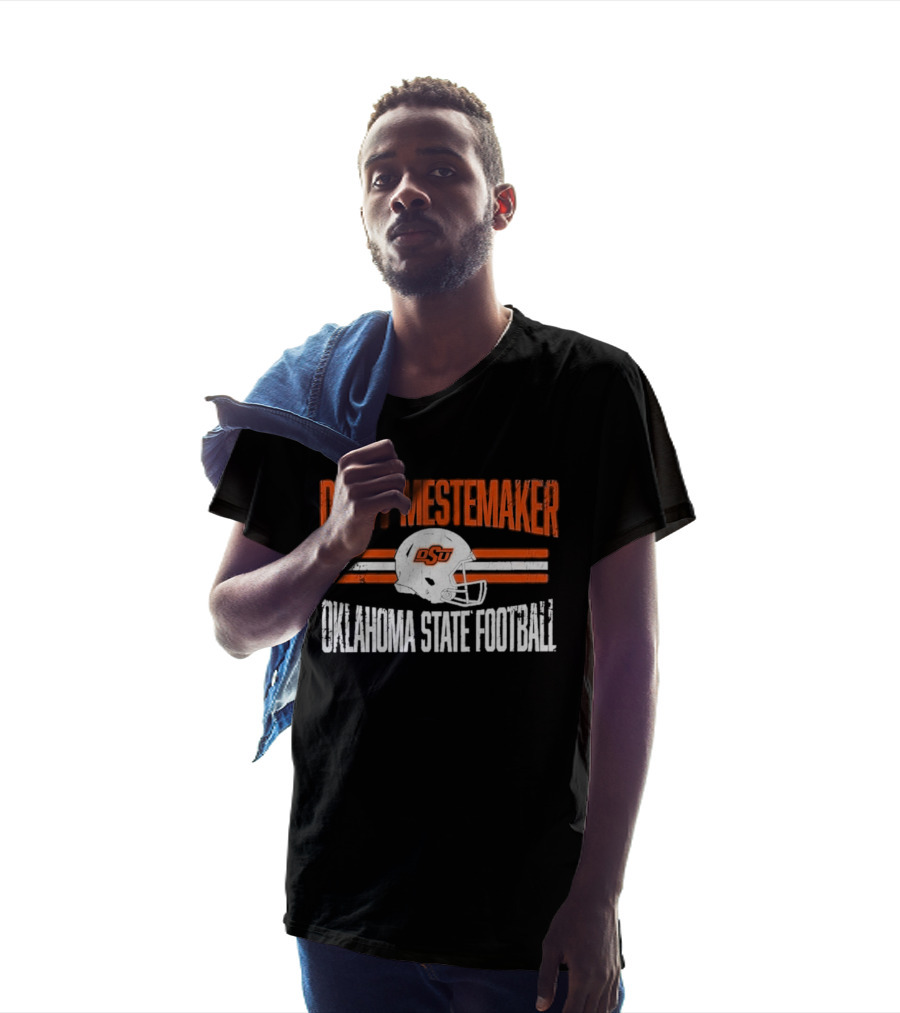 Drew Mestemaker OSU Oklahoma State Football Distressed Vintage Look T-Shirt