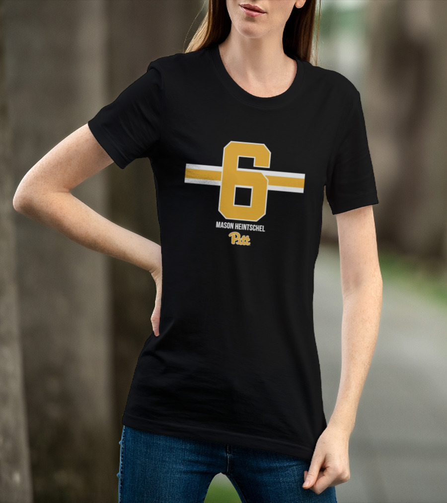 Mason Heintschel 6 Pitt Panthers NCAA Football T-Shirt