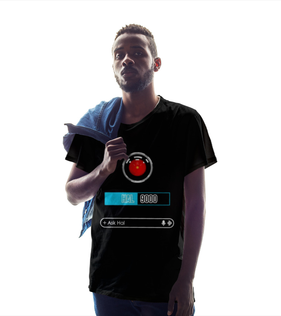 HAL 9000 Interface Ask Hal 2001 A Space Odyssey T-Shirt