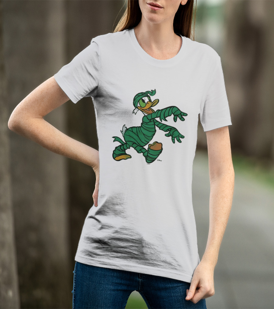 Donald Duck Mummy Costume Halloween Fun T-Shirt