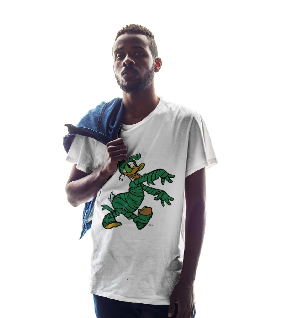 Donald Duck Mummy Costume Halloween Fun T-Shirt