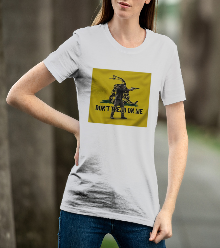 Jordan Salinas Don't Tread On Me Gadsden Flag Cowboy Gun T-Shirt