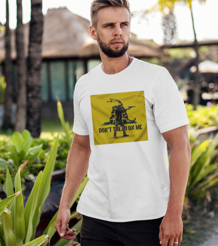 Jordan Salinas Don't Tread On Me Gadsden Flag Cowboy Gun T-Shirt