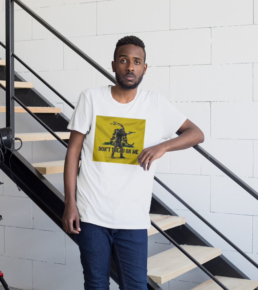 Jordan Salinas Don't Tread On Me Gadsden Flag Cowboy Gun T-Shirt