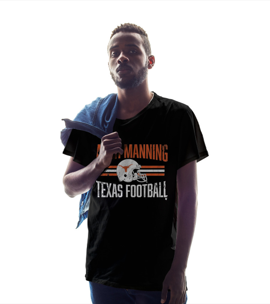 Texas Longhorns Arch Manning Football Helmet Hero T-Shirt