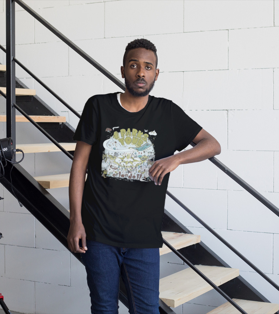 Dookie 4 Parks Tour Orlando FL Colorful Adventure T-Shirt