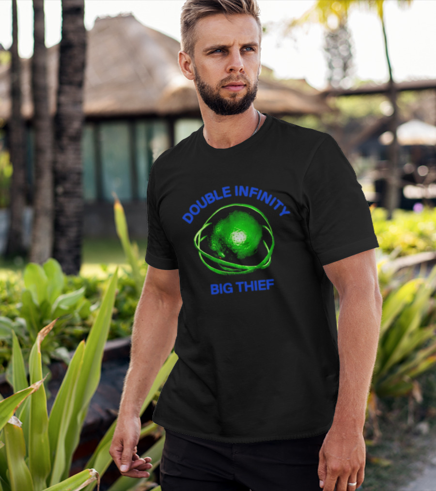 Double Infinity Big Thief Green Planet Sphere T-Shirt