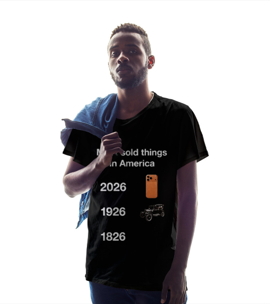 Most Sold Things In America 1826 1926 2026 IPhone Vintage Car Evolution T-Shirt