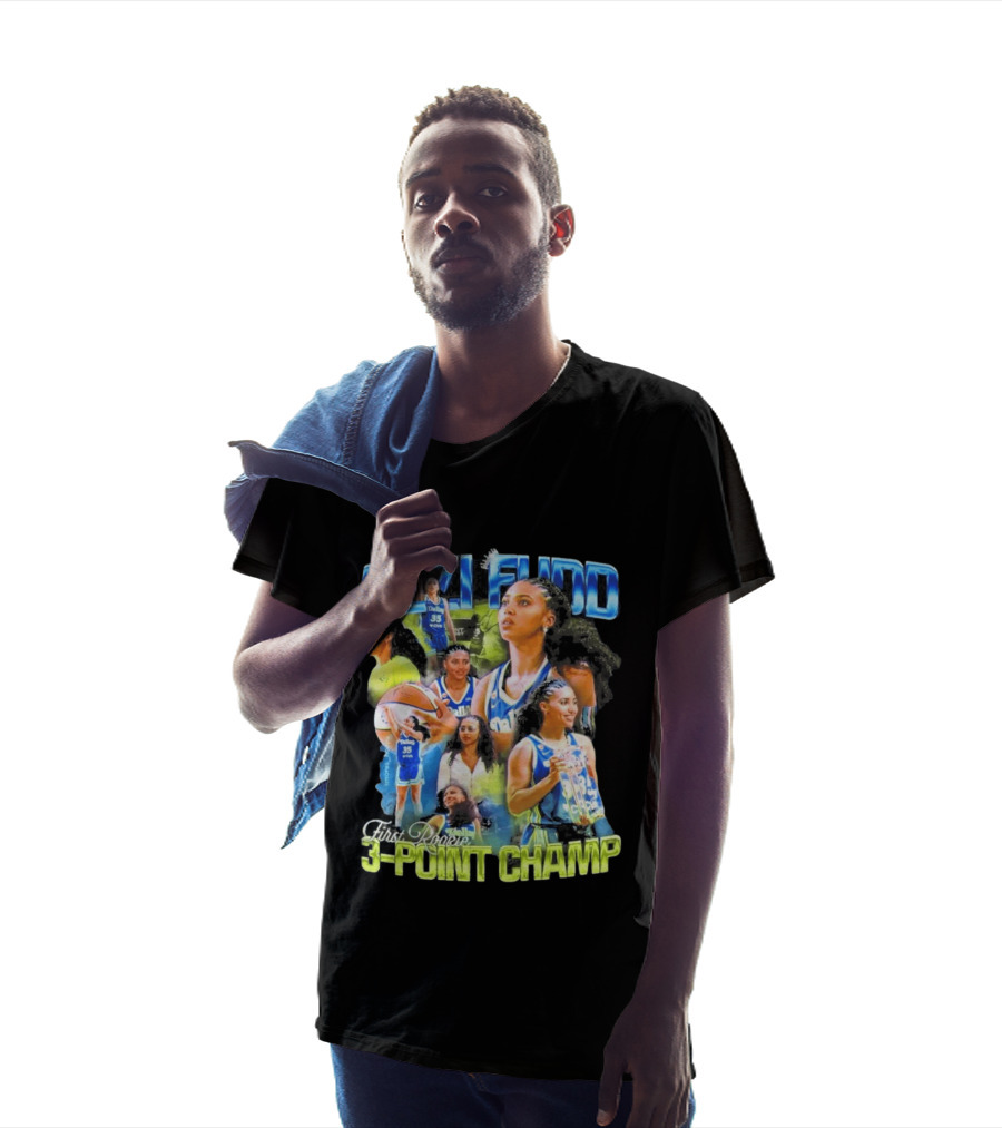 Azzi Fudd Dallas 35 First Rookie 3 Point Champ T-Shirt