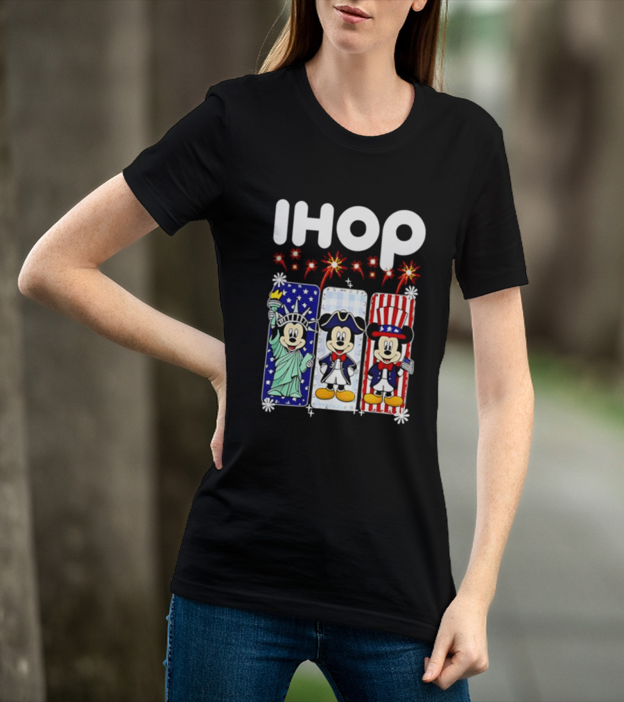 IHOP Mickey Mouse America 250th Anniversary Celebration T-Shirt