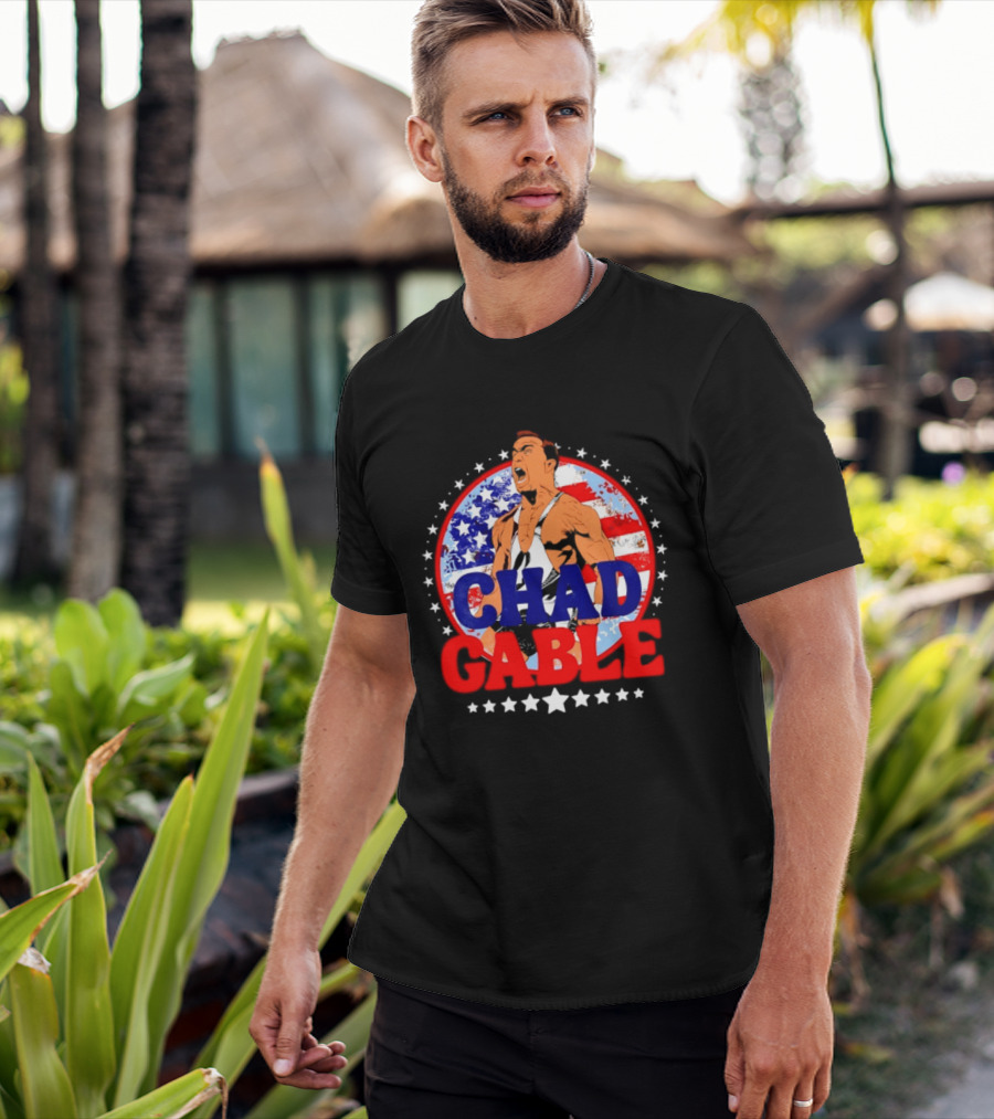 Chad Gable WWE Wrestling American Flag T-Shirt