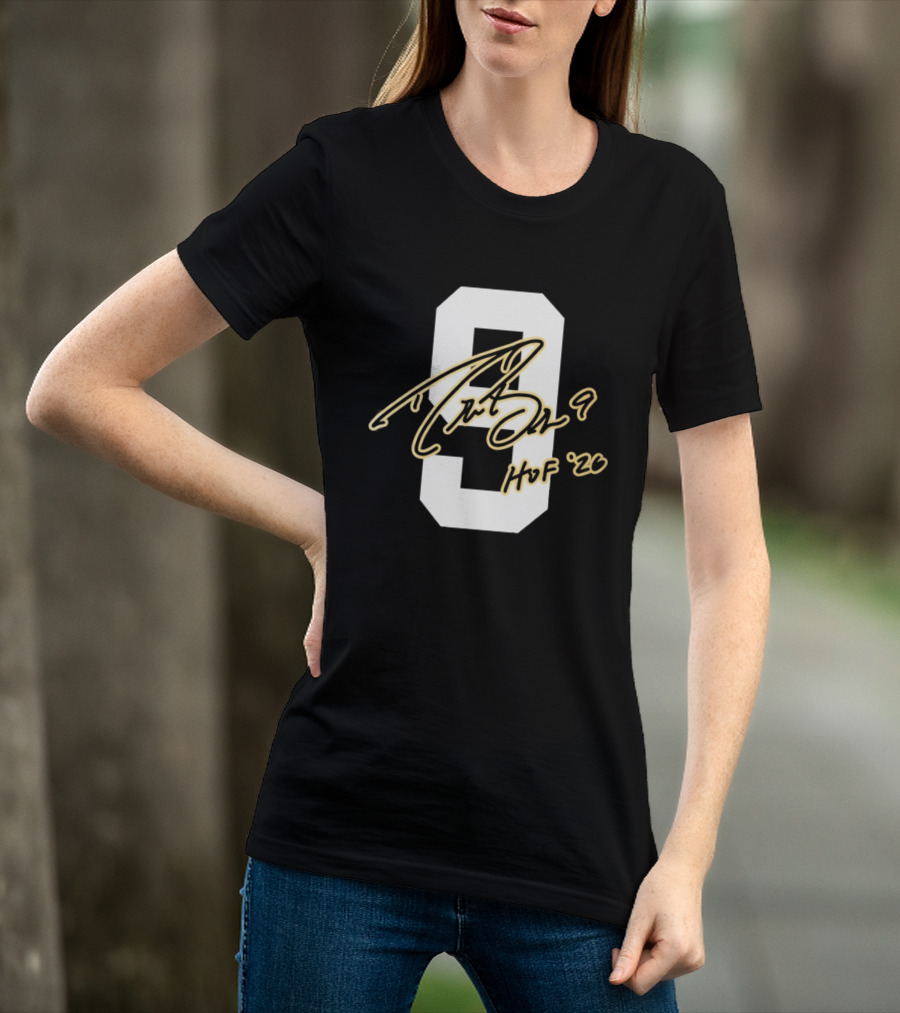 Drew Brees 9 HOF 2026 Elected Saints T-Shirt