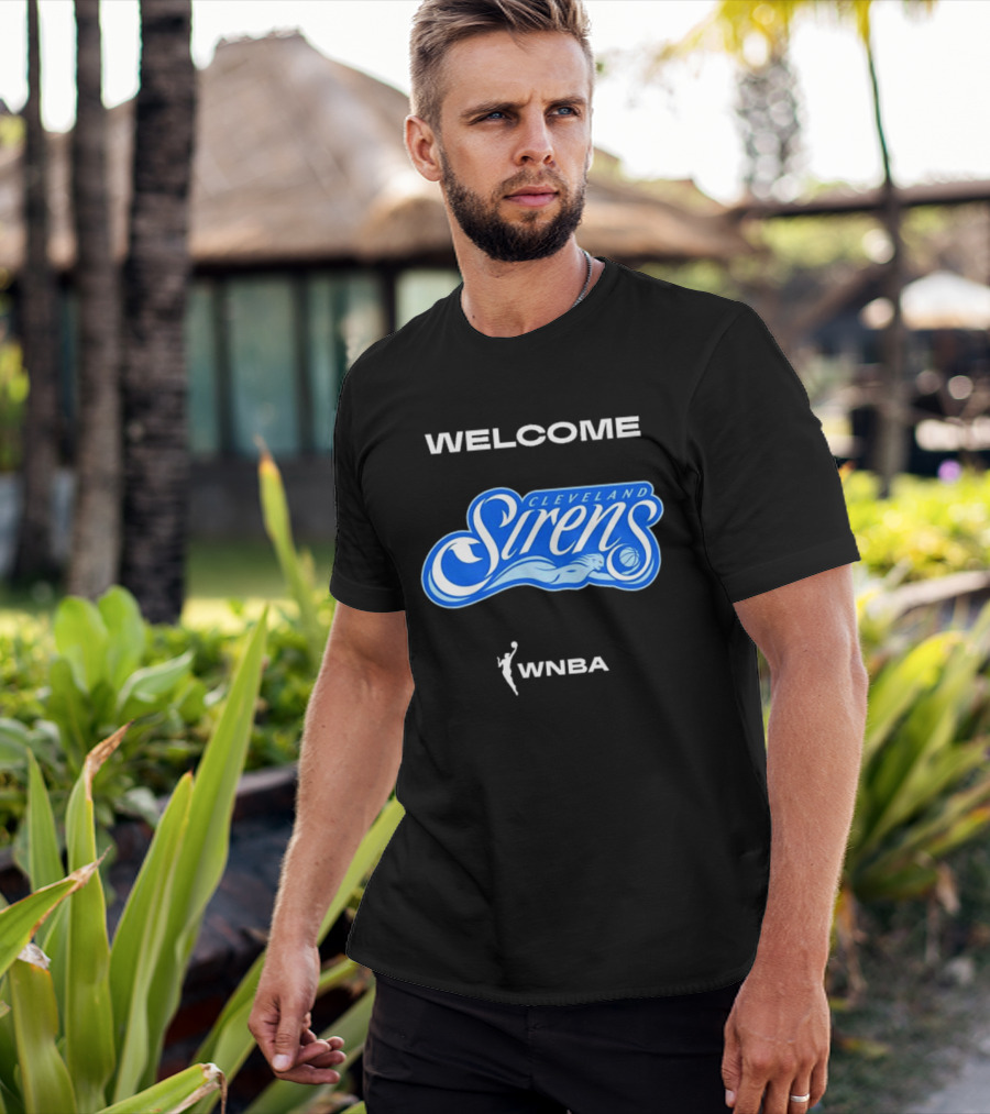 Welcome Cleveland Sirens WNBA 2026 Logo Debut T-Shirt