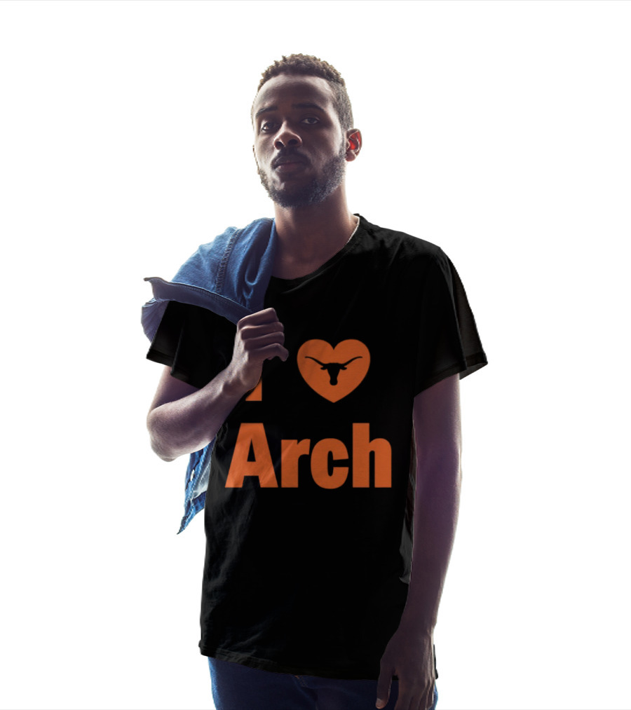 I Heart Arch Longhorns Football Fan T-Shirt
