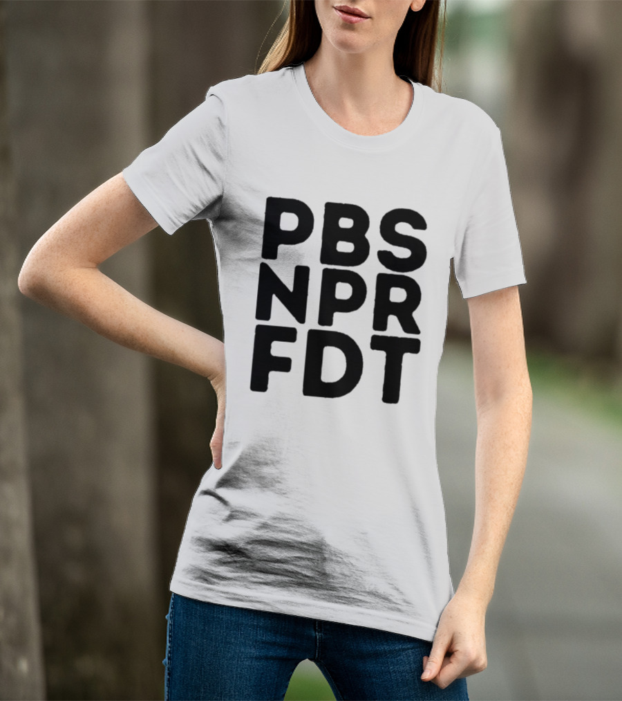 PBS NPR FDT Bold Alphabet Blocks T-Shirt