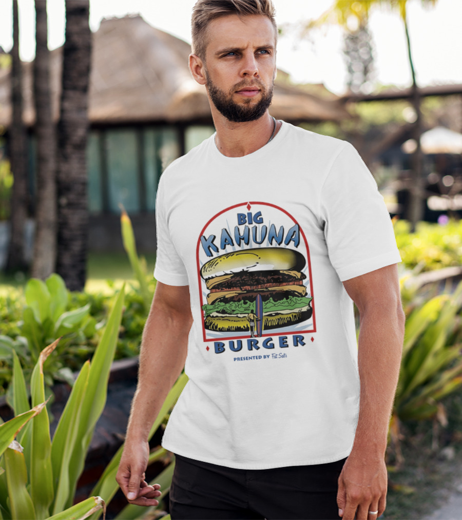 Big Kahuna Burger Fat Sal's Surfing Sandwich Arch T-Shirt
