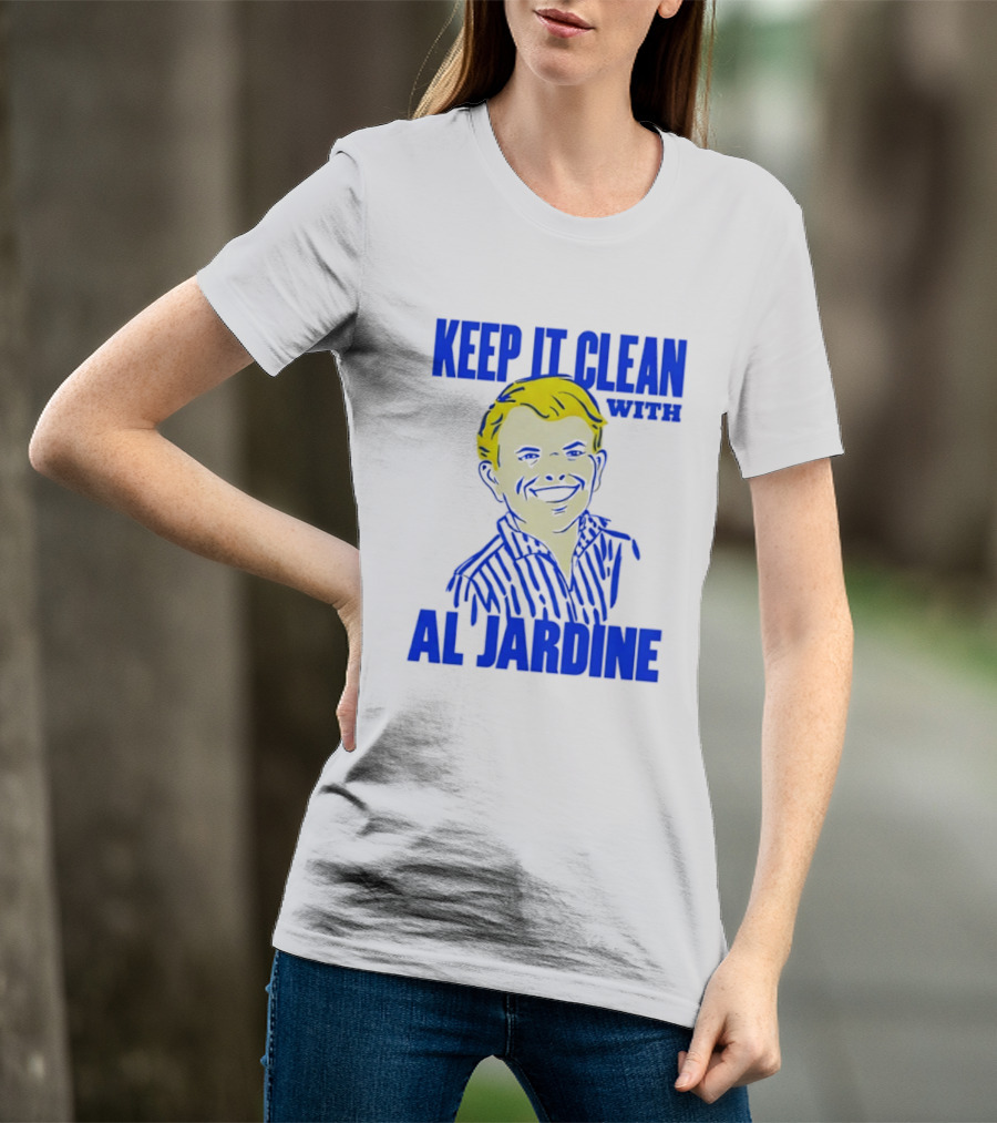 Keep It Clean With Al Jardine Blue Yellow T-Shirt