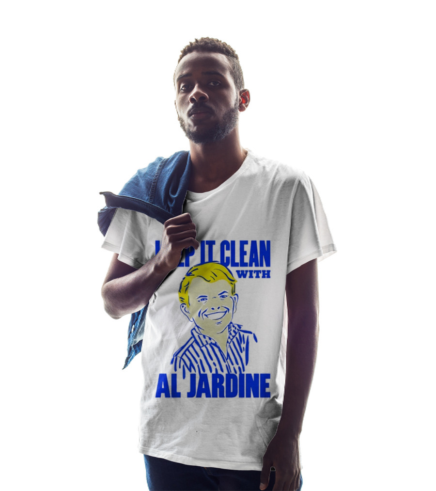 Keep It Clean With Al Jardine Blue Yellow T-Shirt