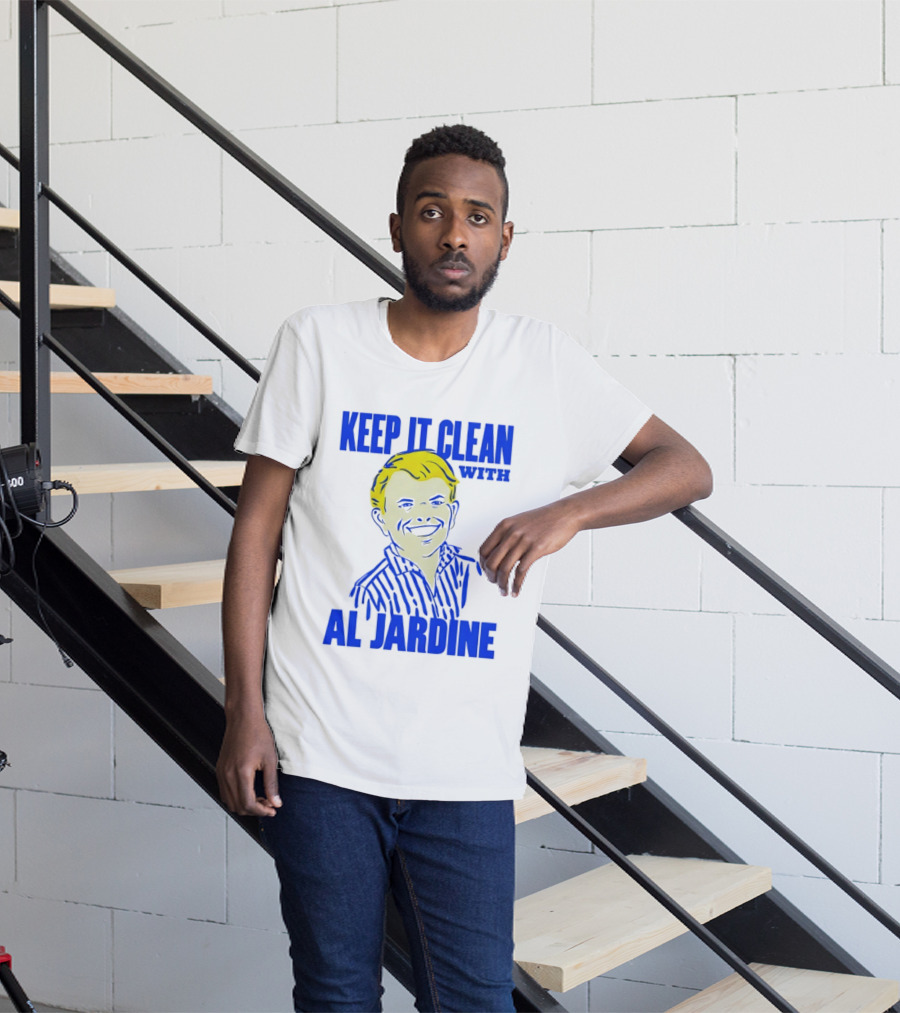 Keep It Clean With Al Jardine Blue Yellow T-Shirt