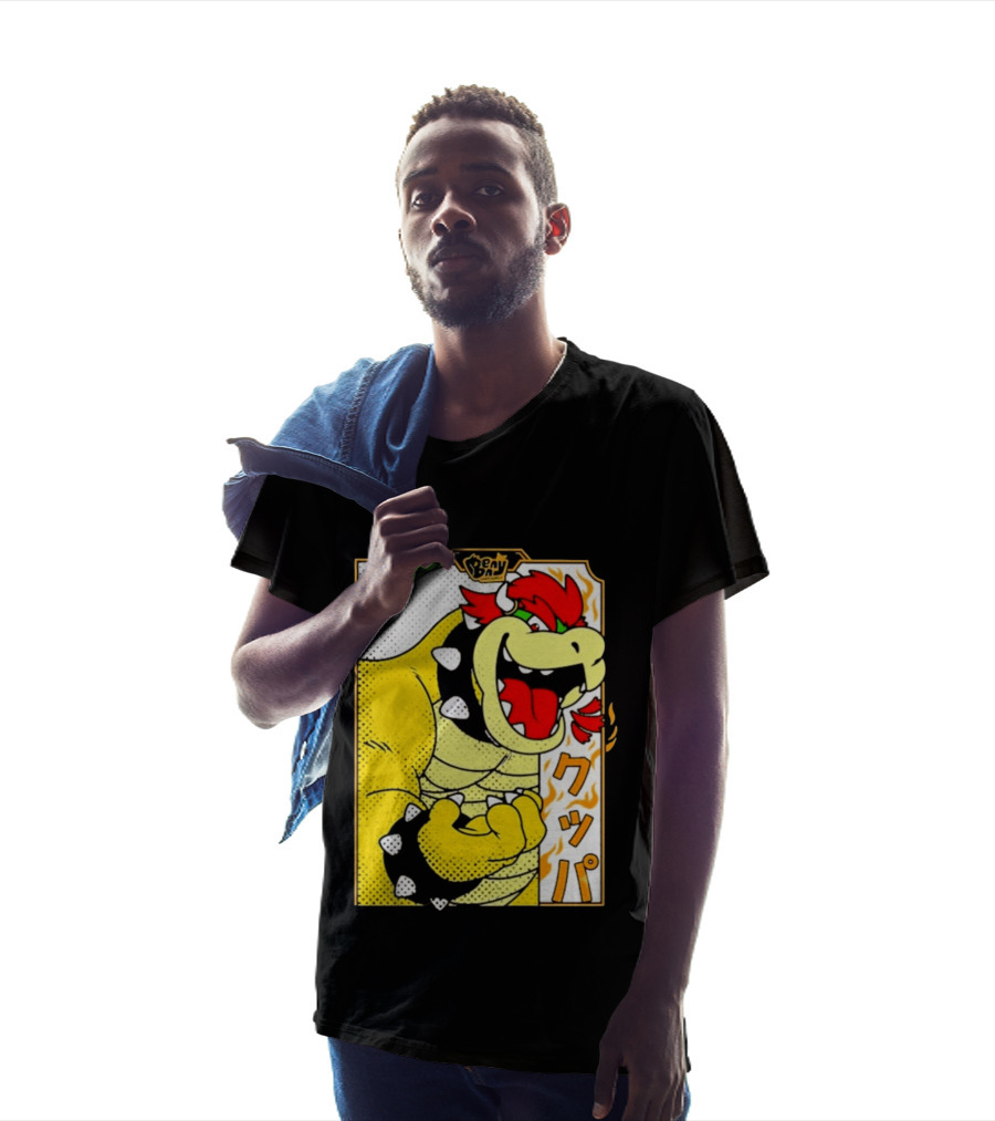Bowser Japanese Pop Art Comic Style T-Shirt