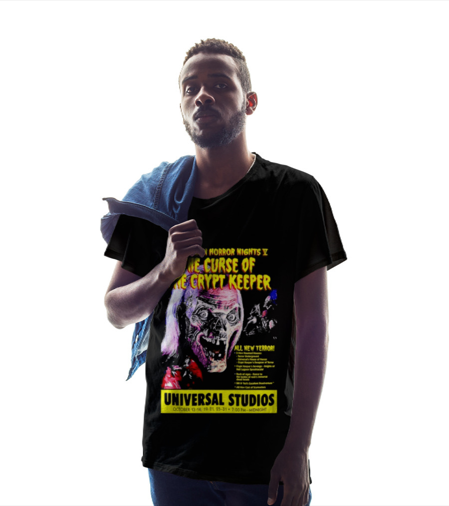 Halloween Horror Nights V The Curse Of The Crypt Keeper Universal Studios 40 Nights Of Terror Universal Studios Midnight T-Shirt