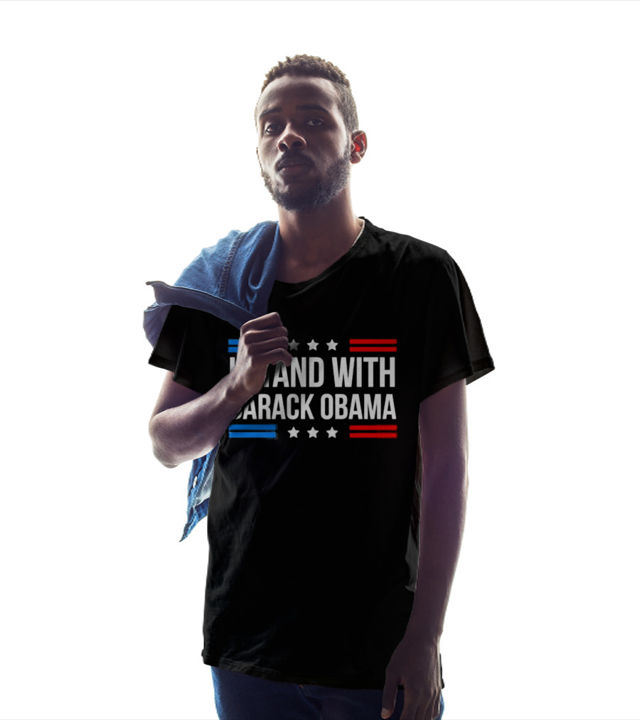 I Stand With Barack Obama Stars And Stripes T-Shirt