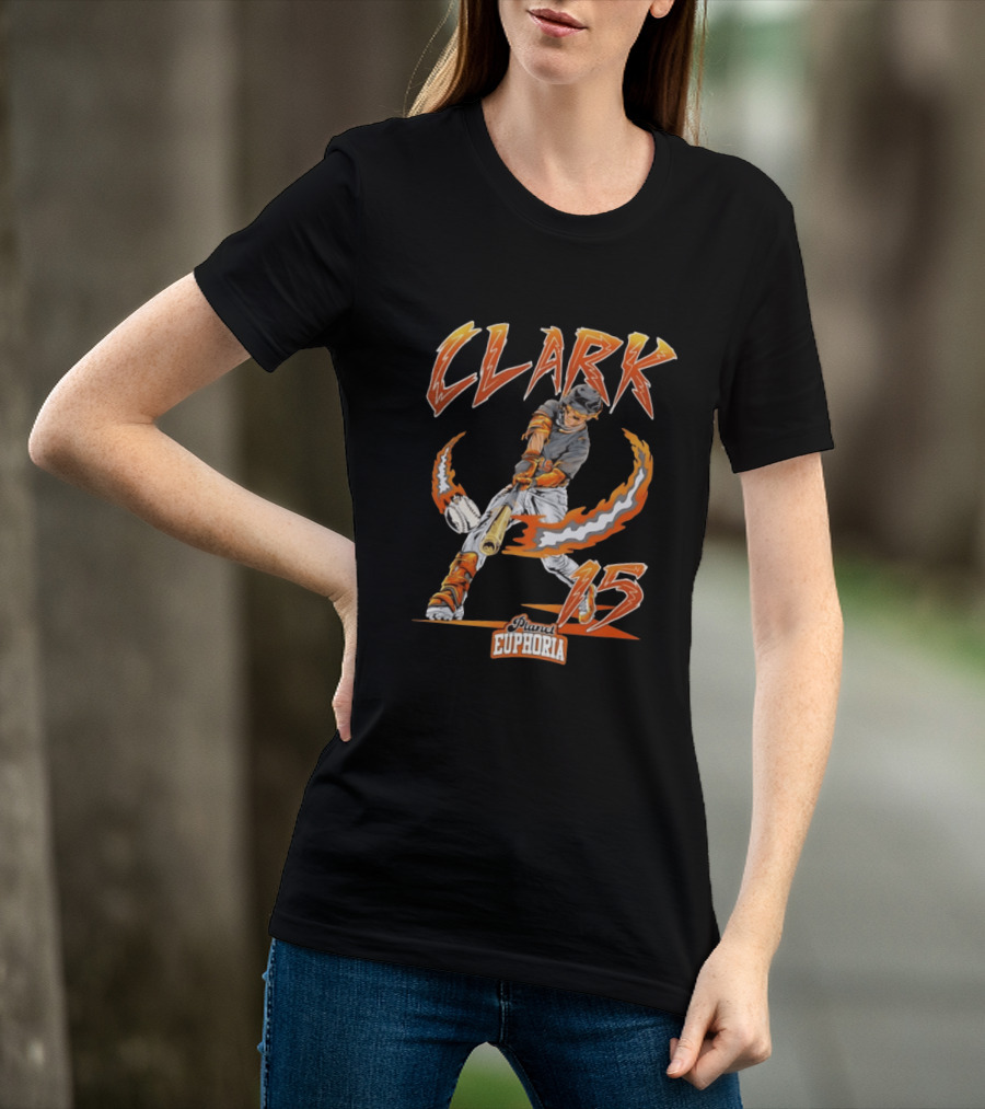 Max Clark Planet Euphoria Baseball Swing 15 Detroit Tigers 2026 MLB Season T-Shirt