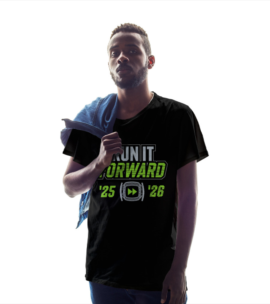 Seattle Seahawks Run It Forward 25 26 Ring T-Shirt