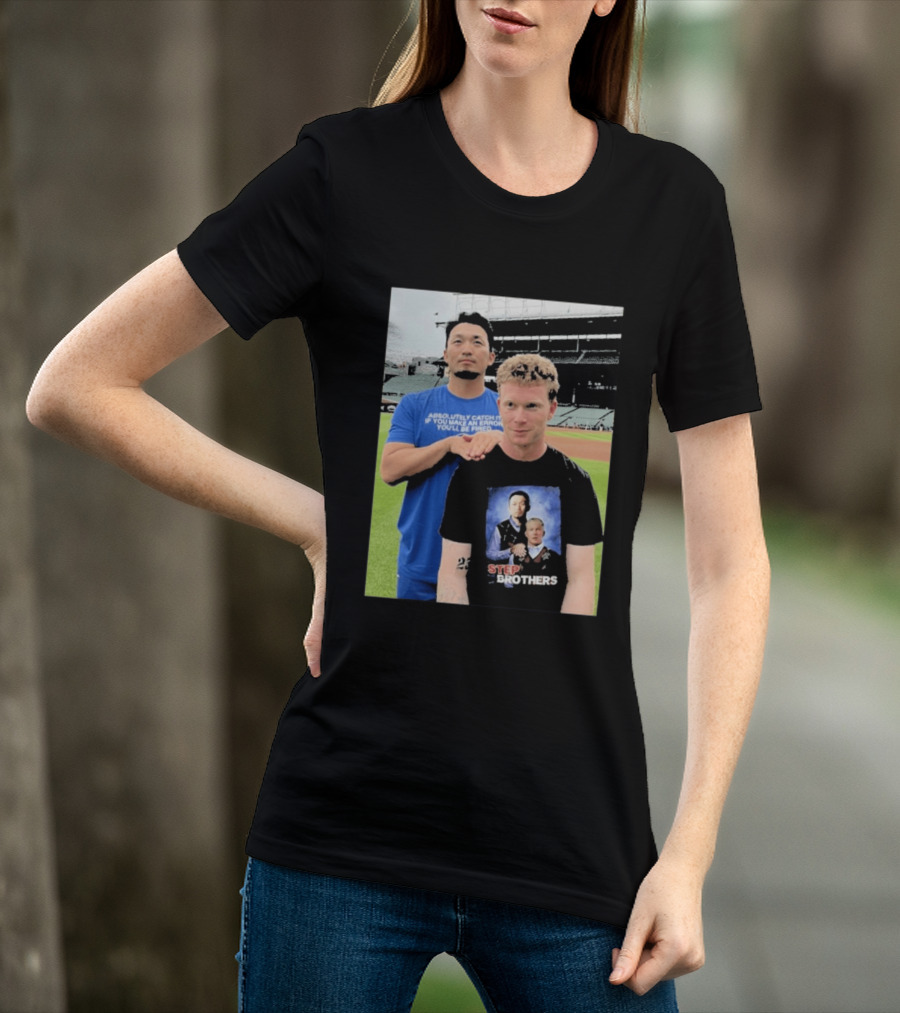 Seiya Suzuki Pete Crow Armstrong Step Brothers Baseball Humor T-Shirt