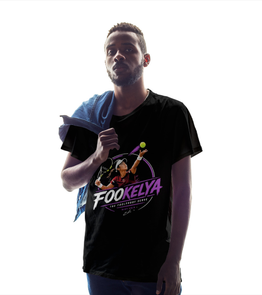 Fookelya The Poolproof Serve Tennis Player Action Serve T-Shirt