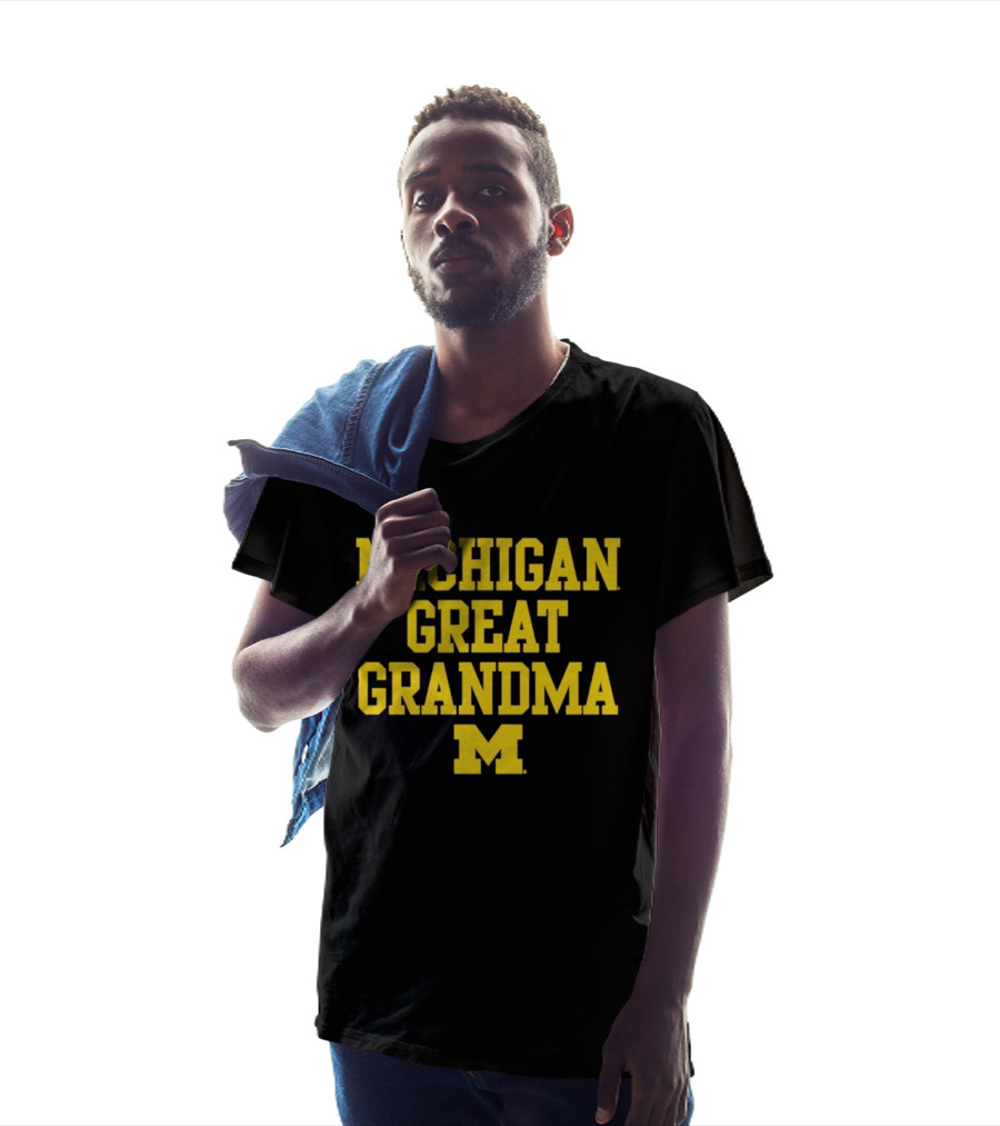 Michigan Wolverines Great Grandma M 2026 NCAA Family Sports Fan Gear T-Shirt
