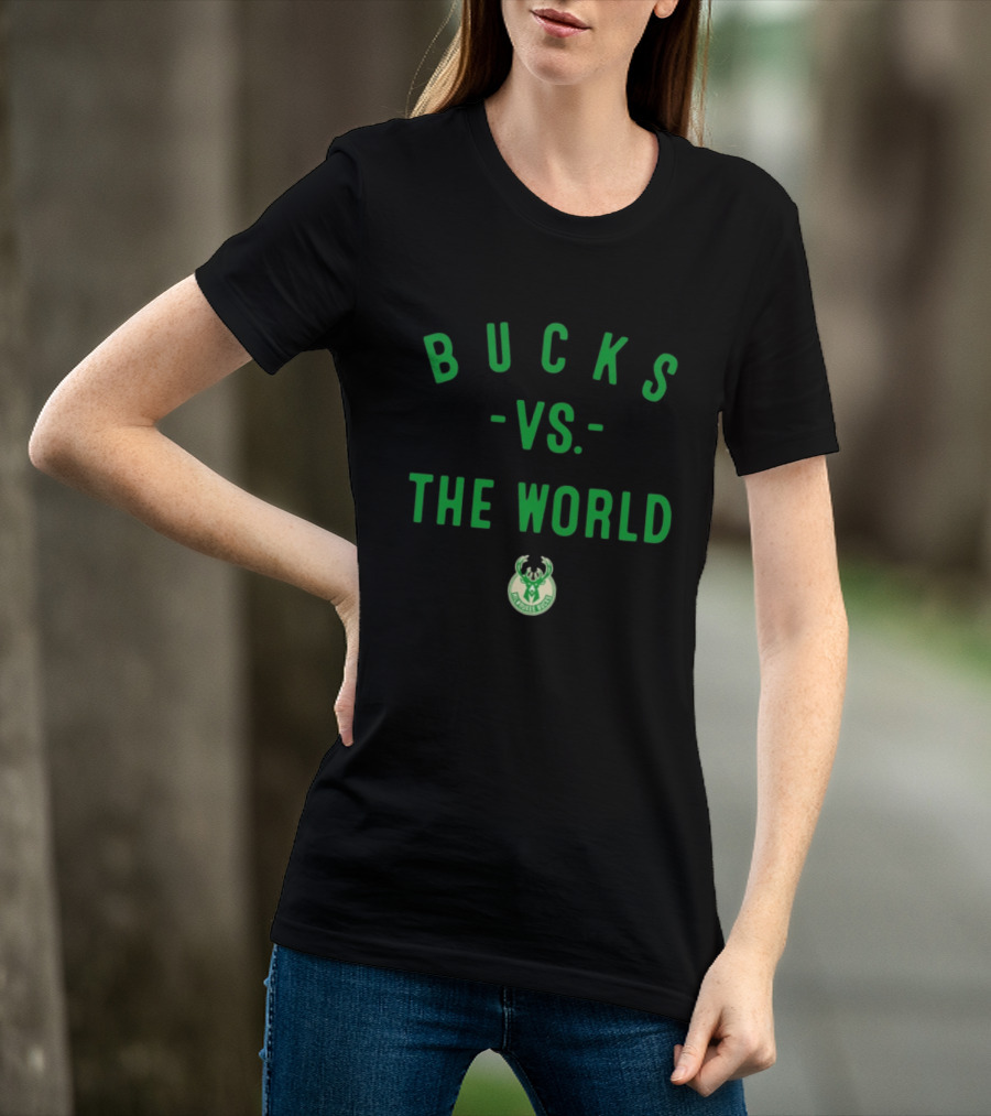 Milwaukee Bucks Vs The World NBA 2026 T-Shirt