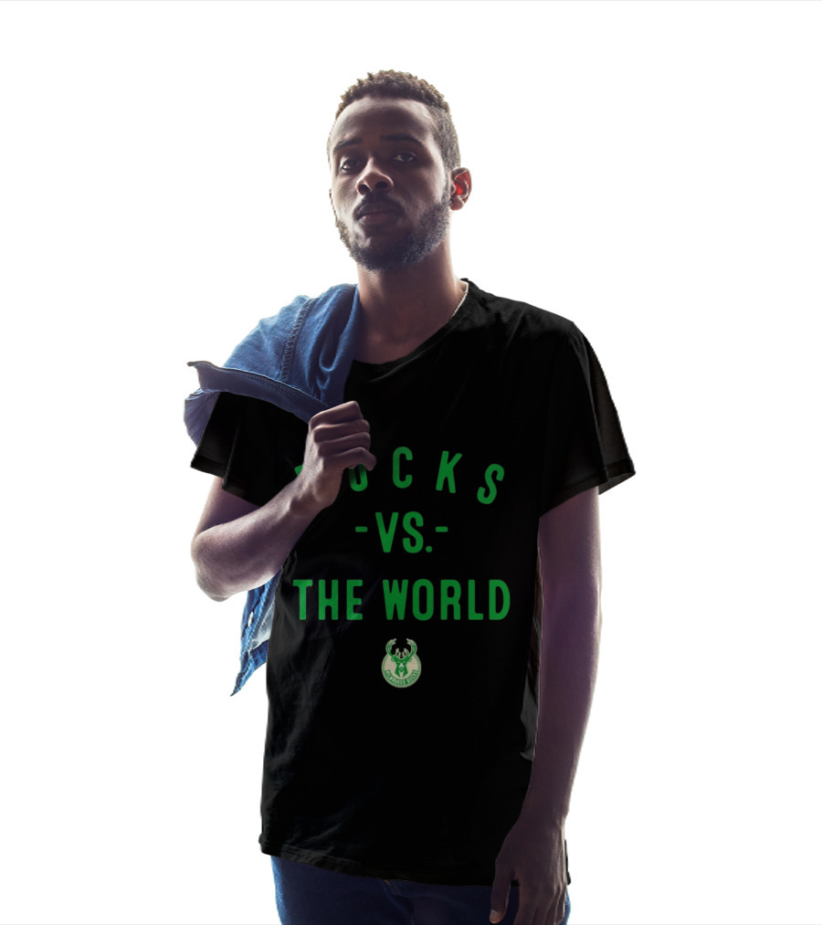 Milwaukee Bucks Vs The World NBA 2026 T-Shirt