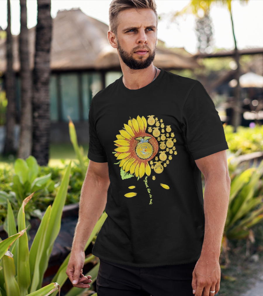 You Are My Sunshine FFA Sunflower Emblem Agricultural Education T-Shirt