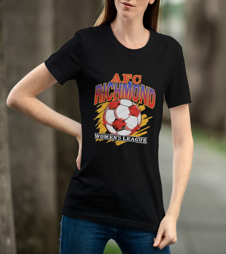 Ted Lasso AFC Richmond Women's League Soccer Ball T-Shirt