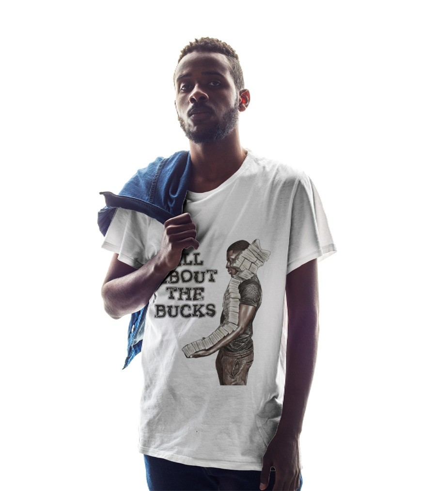All About The Bucks Money Hustle Wealth Stacks T-Shirt