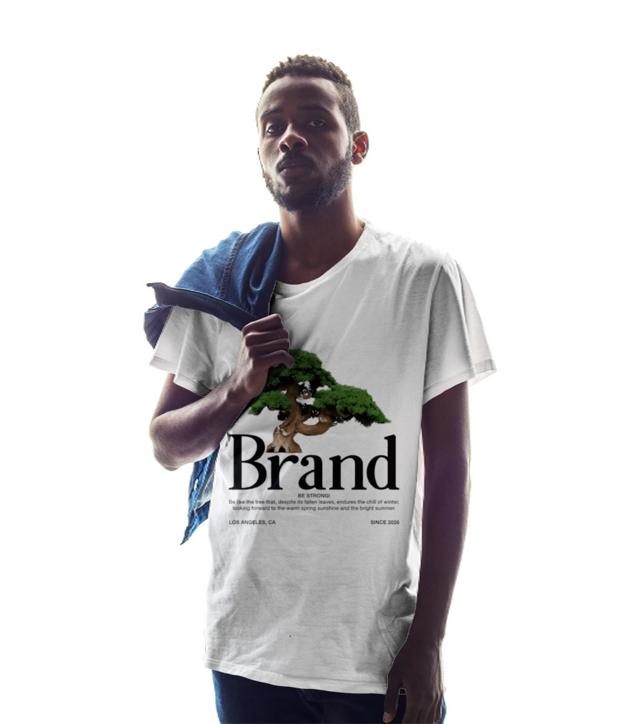 Brand Be Strong Be Like The Tree Endure Winter Los Angeles Since 2026 T-Shirt